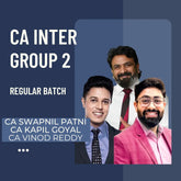 CA Inter Group 2 | Regular Batch Combo By CA Swapnil Patni Classes | Jan 26 & May 26 Exams